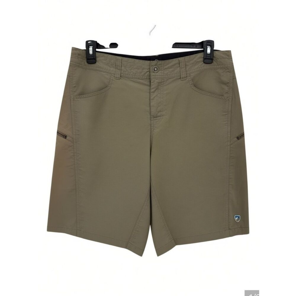 Kuhl Mutiny River Men’s Shorts Khaki Size 38 Inseam 12 Hybrid Lightweight